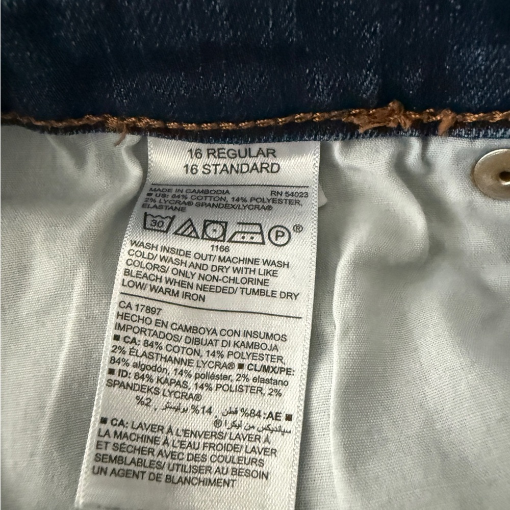 Old Navy Curvy Profile Mid-Rise Skinny Jeans size 16 - Picture 5 of 5